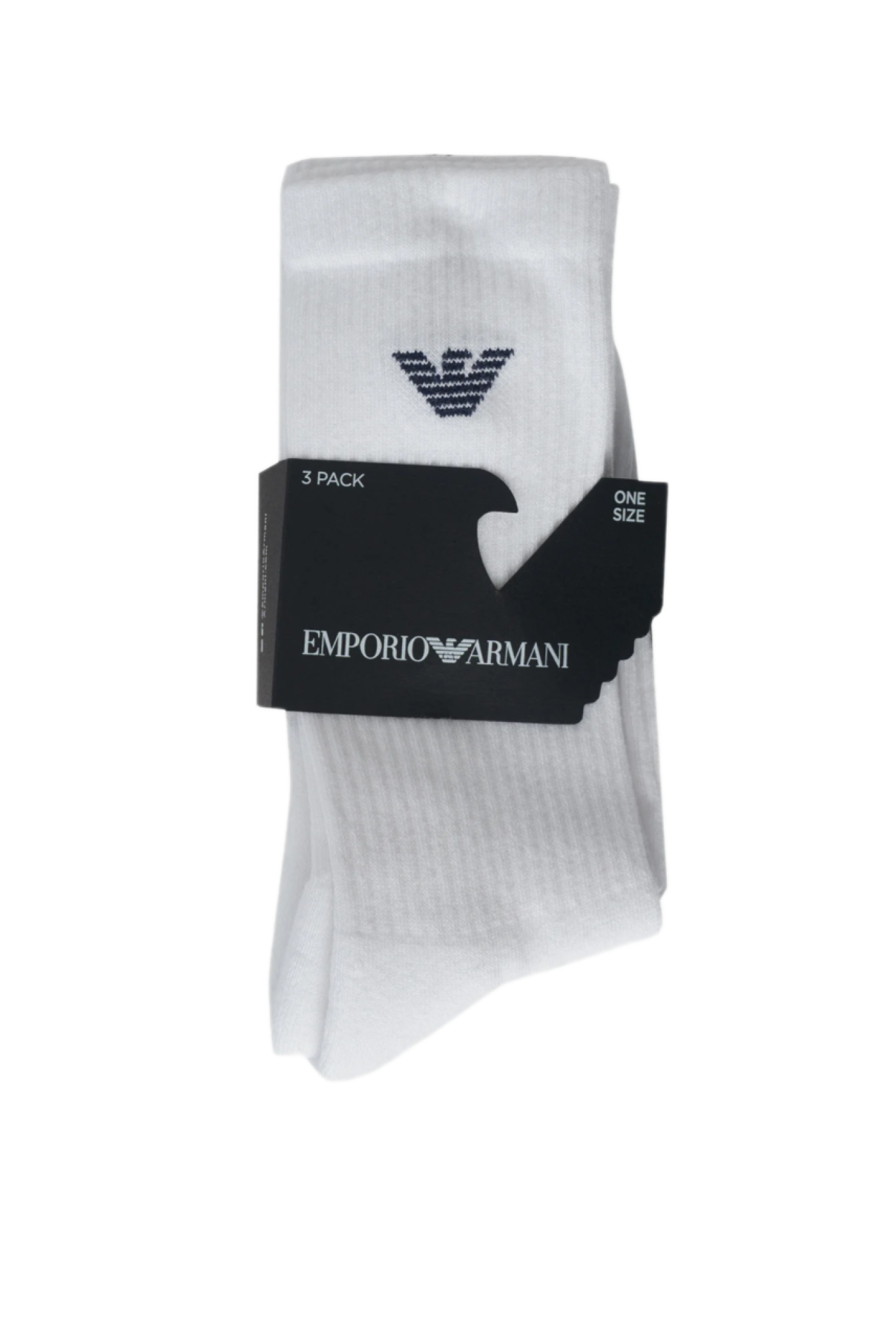 Мужские белые носки (3 пары) Armani underwear