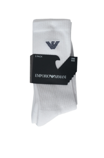 Чоловічі білі шкарпетки (3 пари) Armani underwear