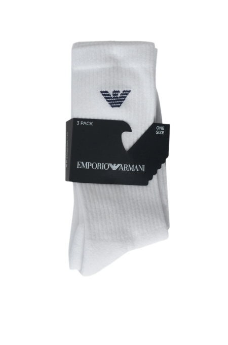 Чоловічі білі шкарпетки (3 пари) Armani underwear