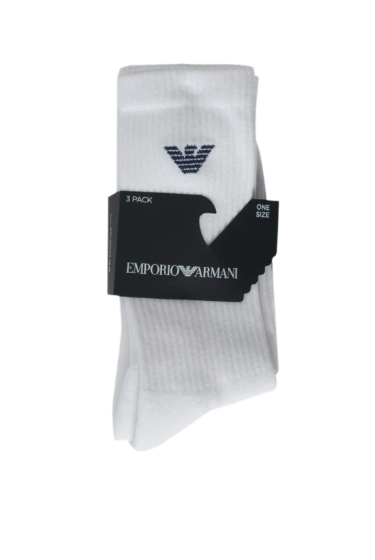Чоловічі білі шкарпетки (3 пари) Armani underwear