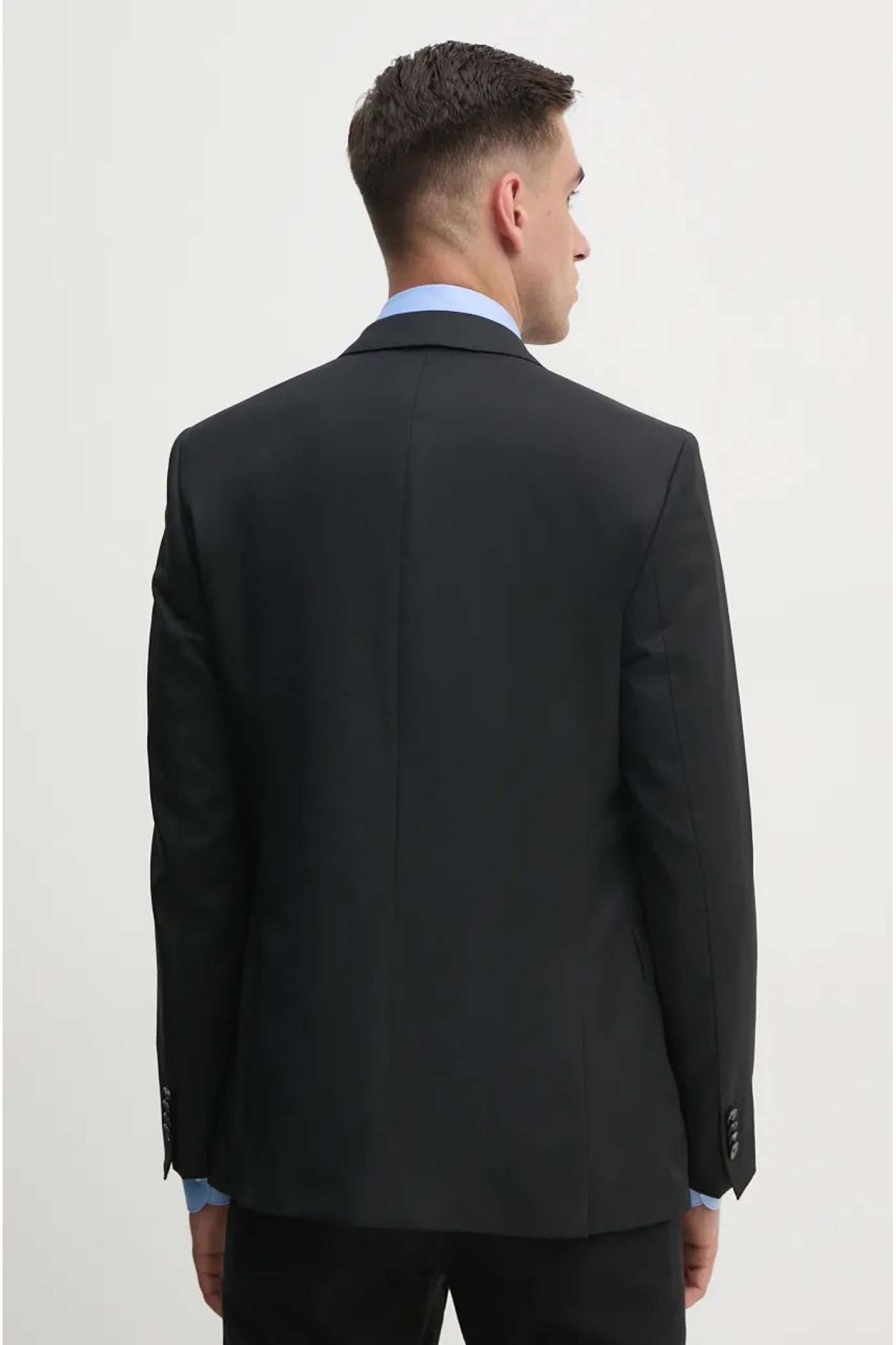 Wool jacket BOSS color black