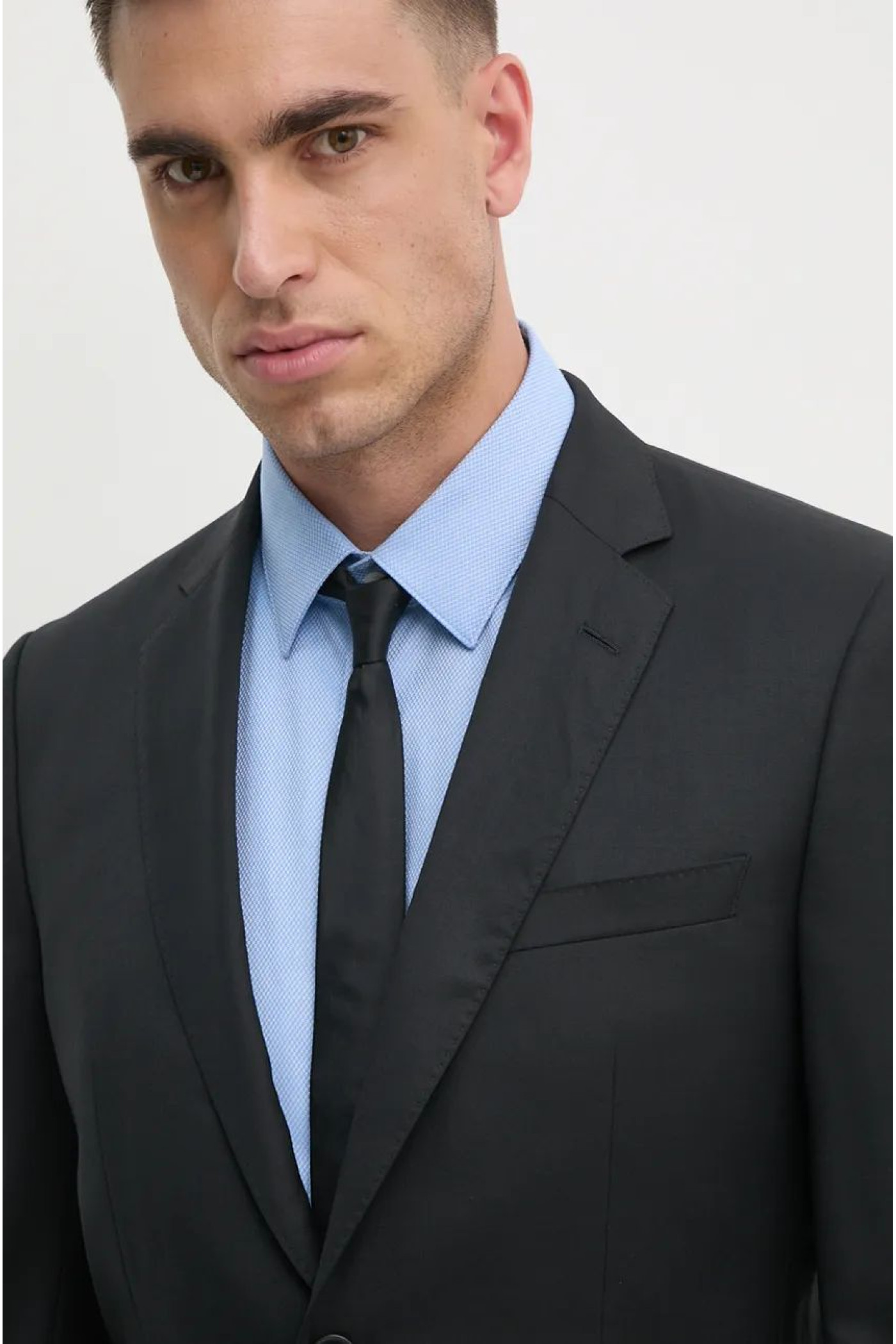 Wool jacket BOSS color black