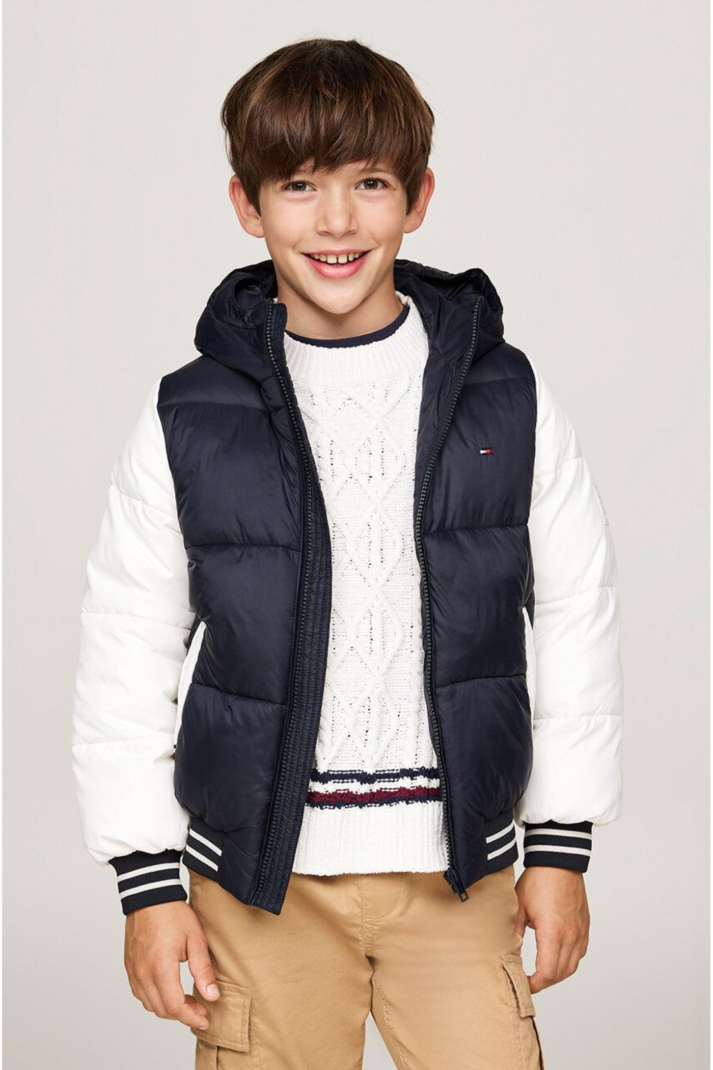 Детская куртка Tommy Hilfiger цвет синий KB0KB09465
