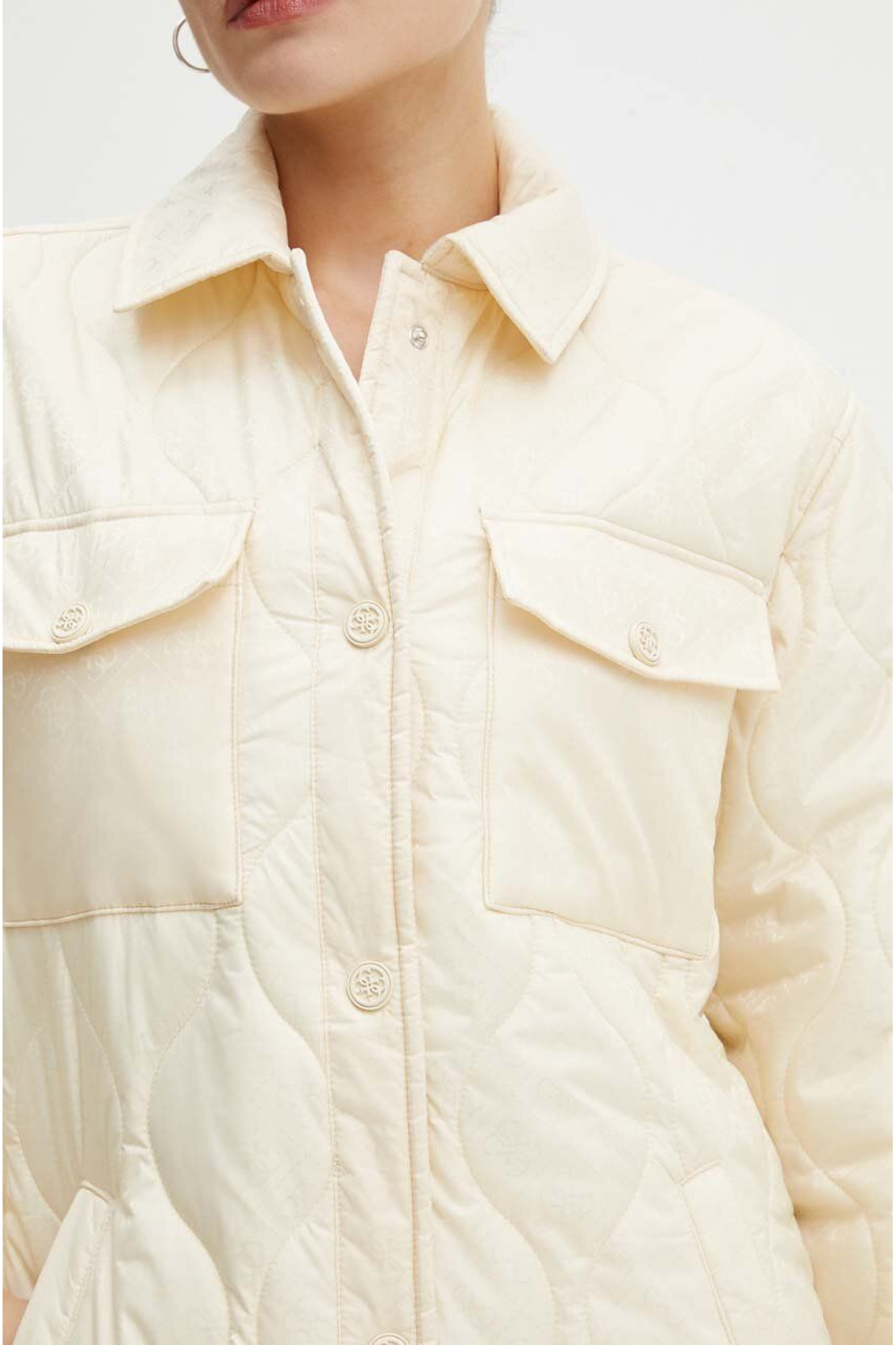 Jacket Guess GIORGIA women's color beige