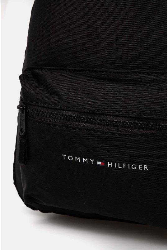 Дитячий рюкзак Tommy Hilfiger колір чорний великий однотонний