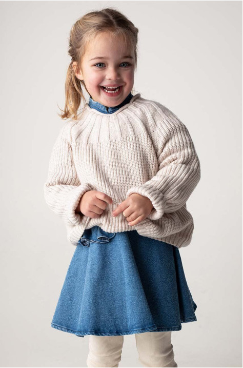 Детский свитер с примесью шерсти Donsje Dawi Sweater