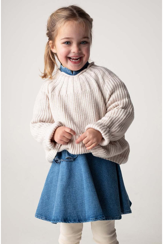 Детский свитер с примесью шерсти Donsje Dawi Sweater