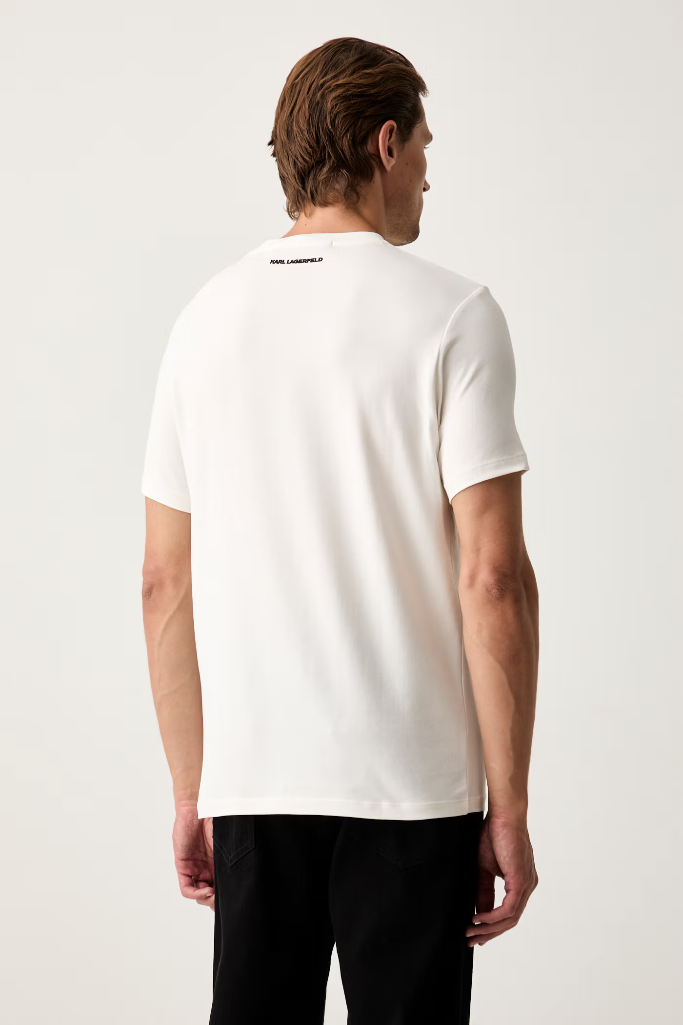 Karl Lagerfeld men's cotton t-shirt with elastane