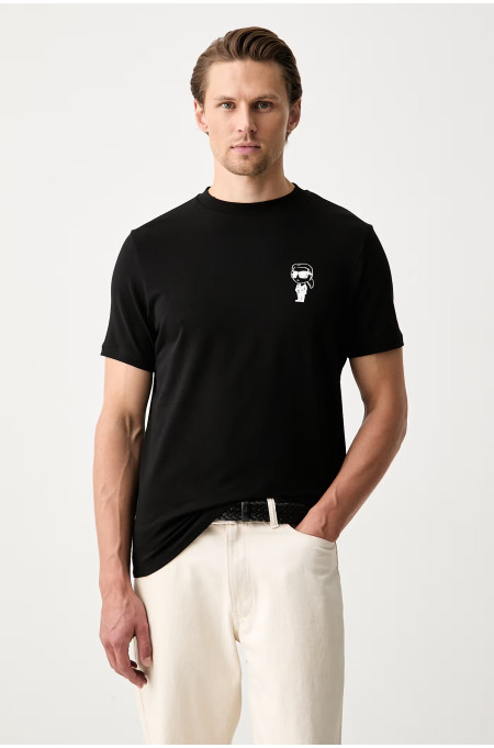 karl Lagerfeld men's cotton t-shirt with elastane