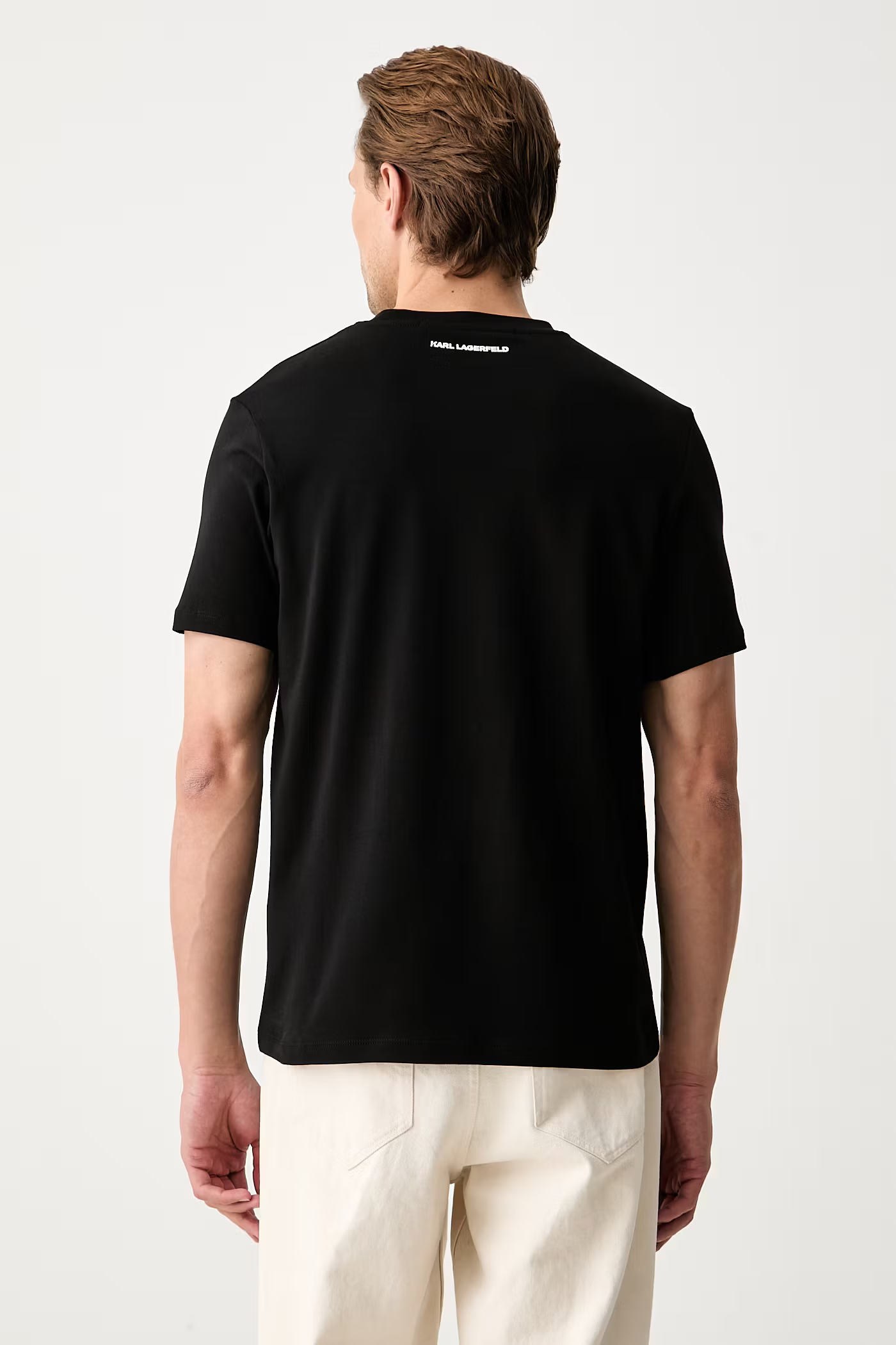 karl Lagerfeld men's cotton t-shirt with elastane