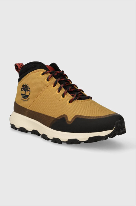 Черевики Timberland Winsor Trail Mid Fab WP чоловічі колір коричневий