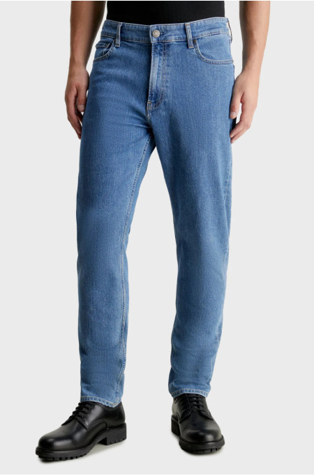 Мужские синие джинсы TAPERED MID BLUE