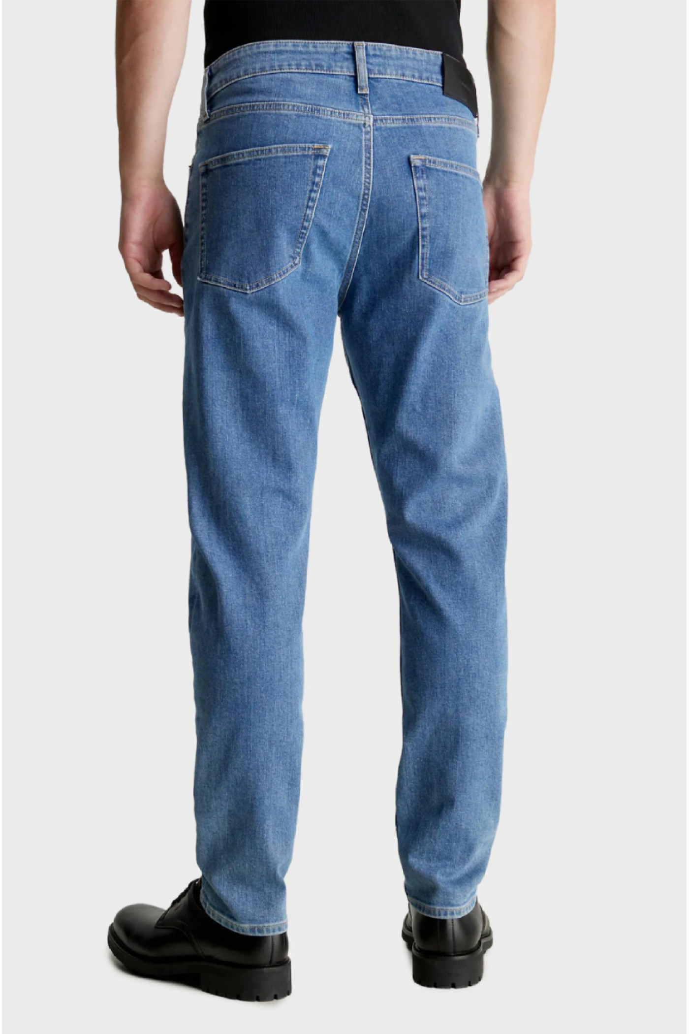 Мужские синие джинсы TAPERED MID BLUE