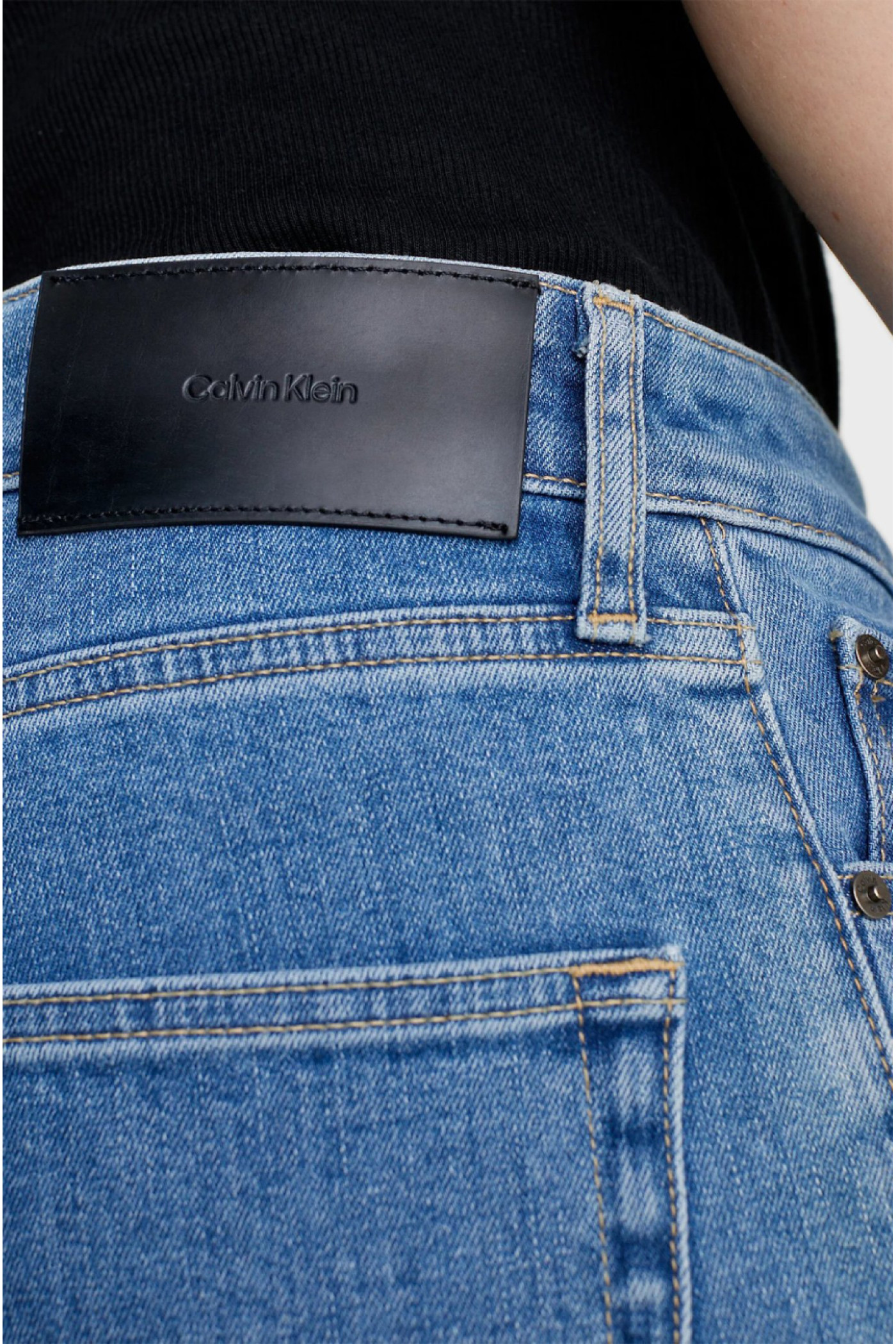 Мужские синие джинсы TAPERED MID BLUE