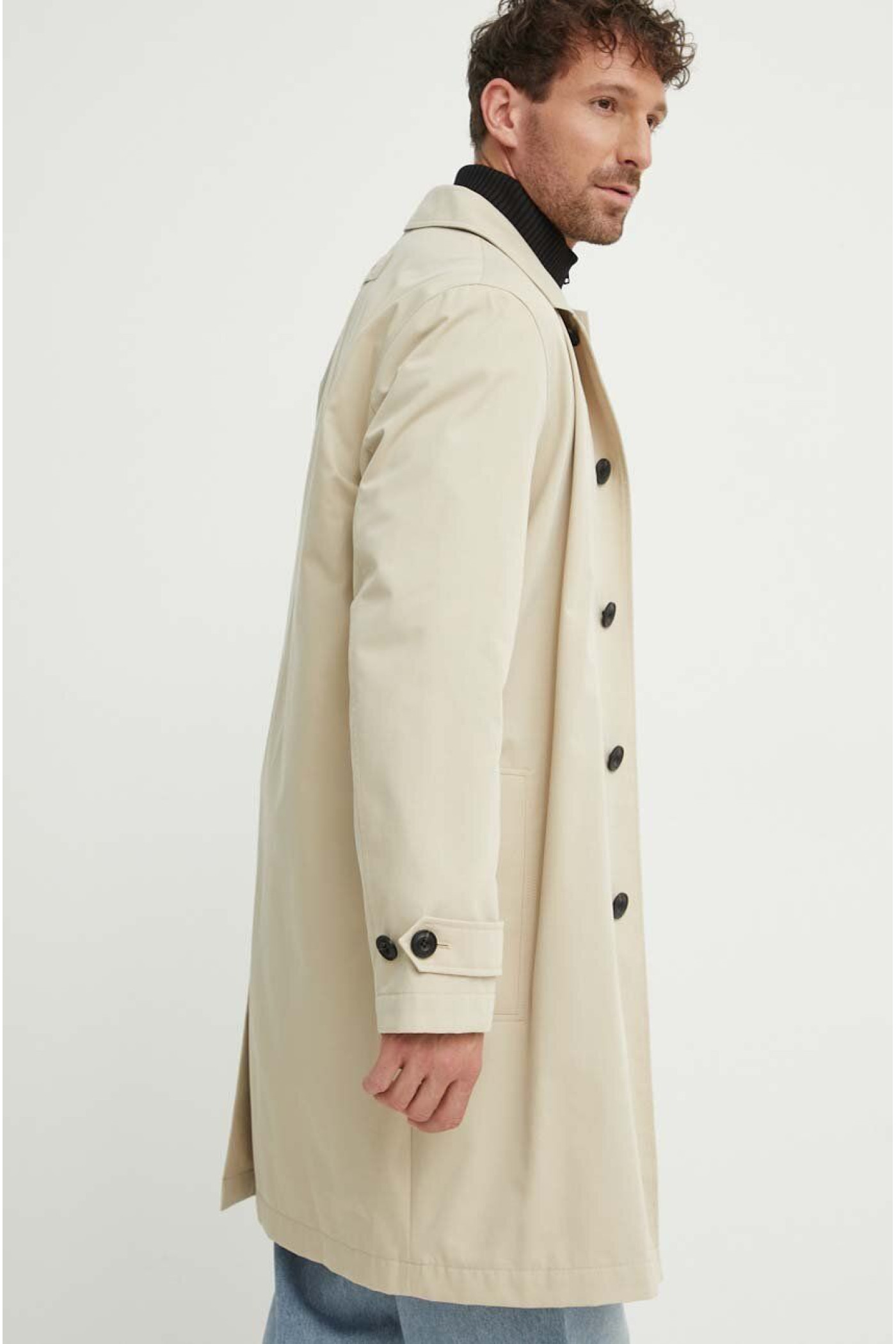 HUGO coat for men, color beige