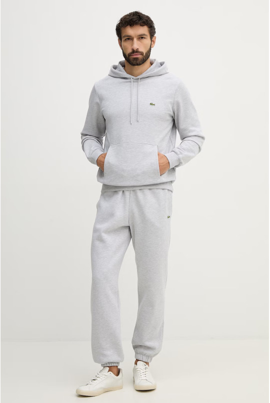 Sports pants Lacoste color black melange