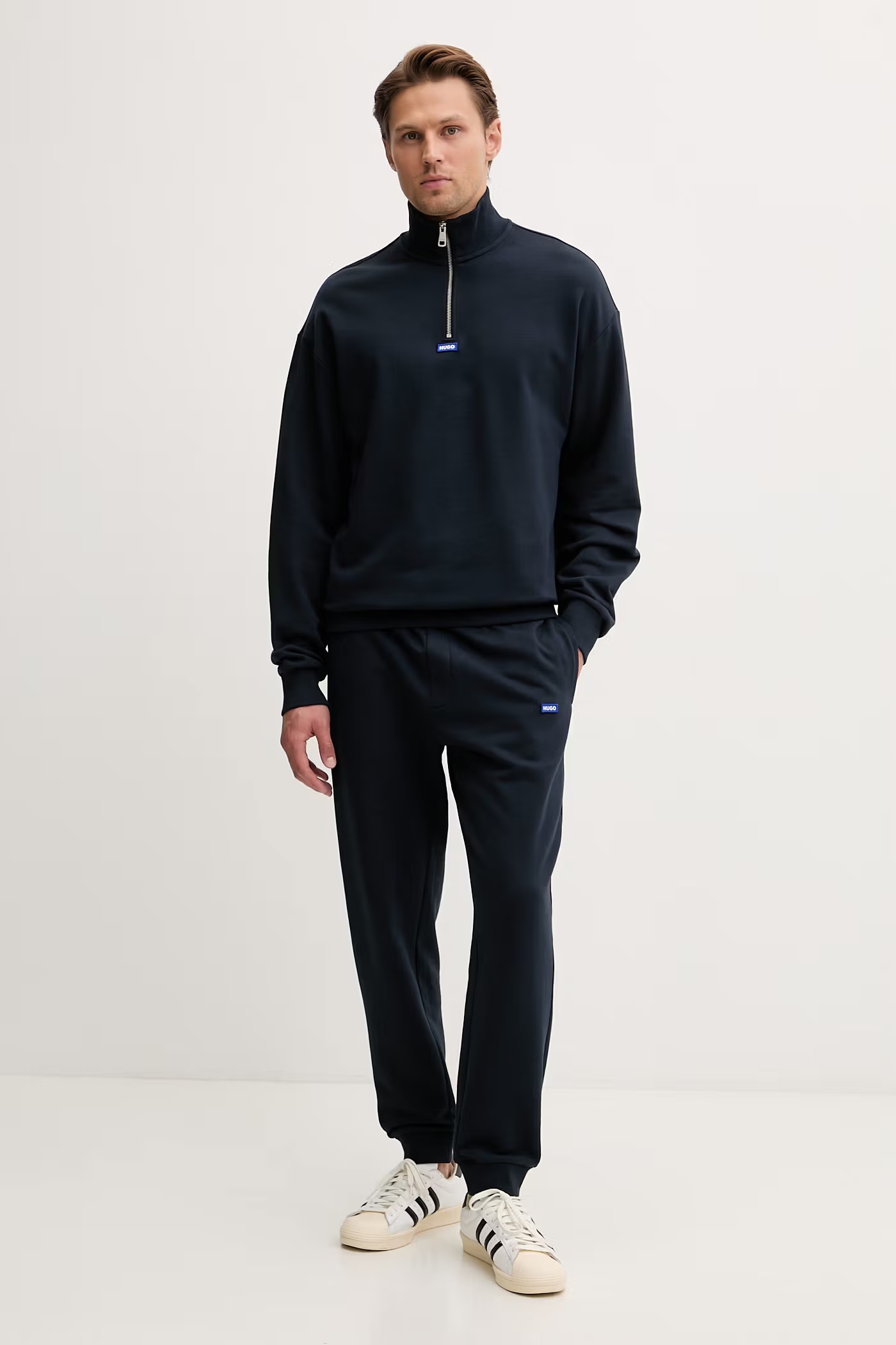 HUGO Blue Neeler men's cotton sweatshirt