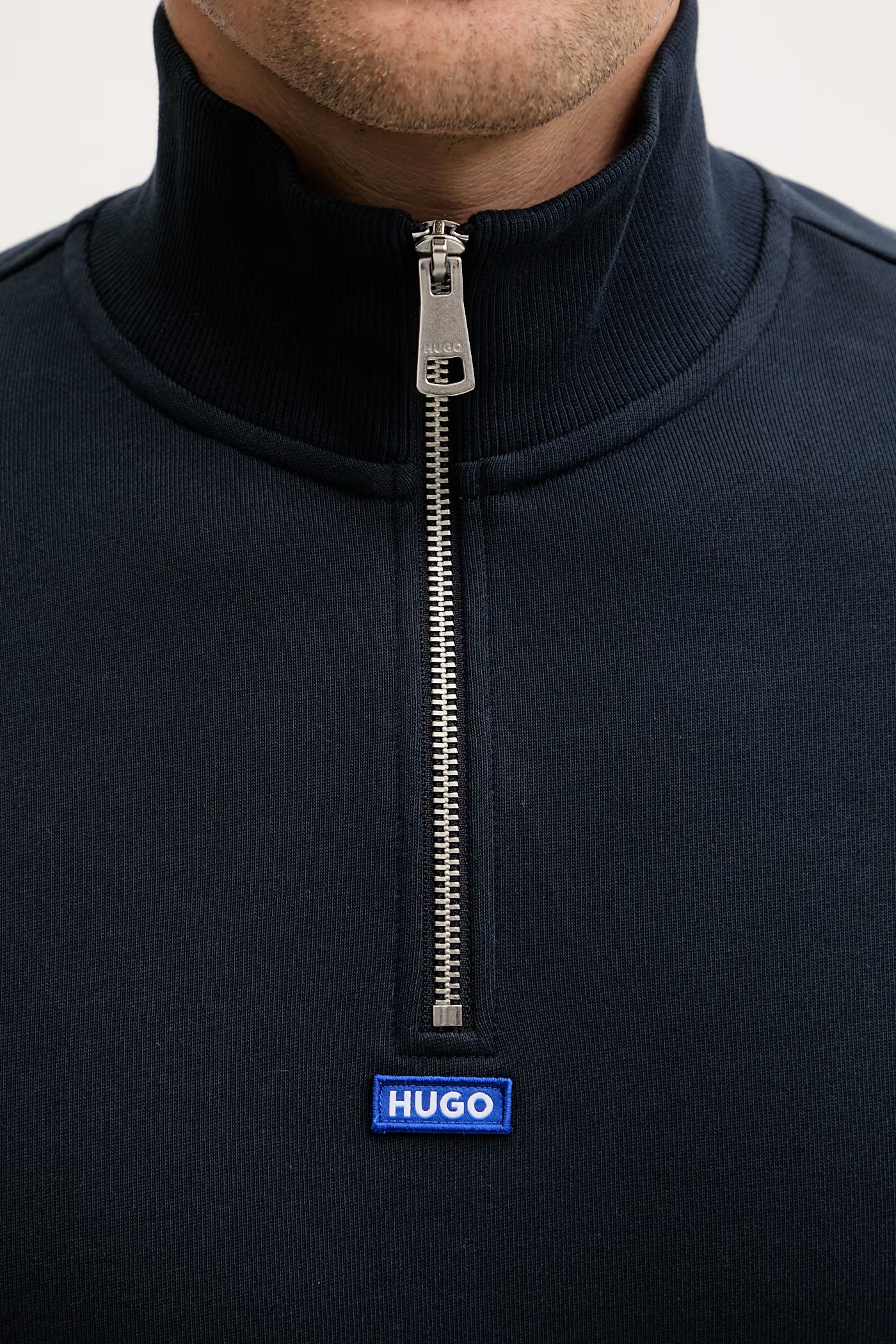 HUGO Blue Neeler men's cotton sweatshirt