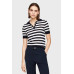 Жіноче поло у смужку CO LYOCELL BUTTON POLO SS SWT Tommy Hilfiger