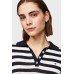 Жіноче поло у смужку CO LYOCELL BUTTON POLO SS SWT Tommy Hilfiger