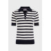 Жіноче поло у смужку CO LYOCELL BUTTON POLO SS SWT Tommy Hilfiger