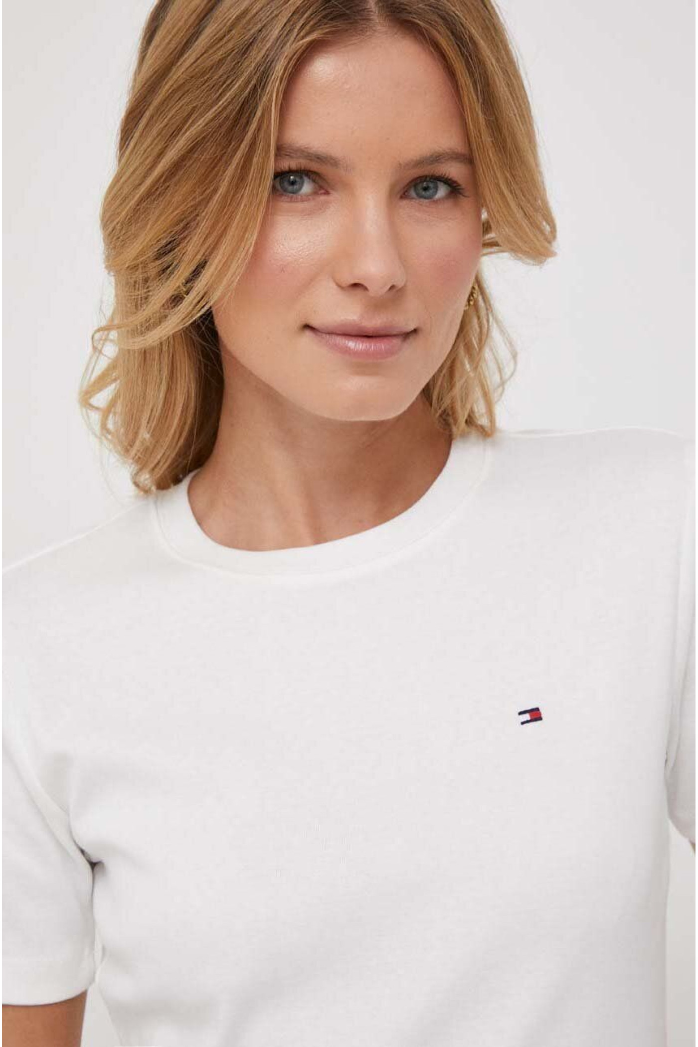 Cotton T-shirt Tommy Hilfiger women's color white