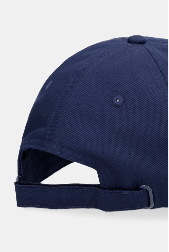 Lacoste кепка хлопковая темно-синяя