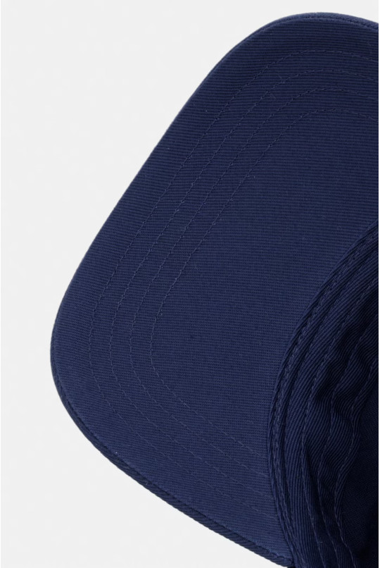 Lacoste кепка хлопковая темно-синяя