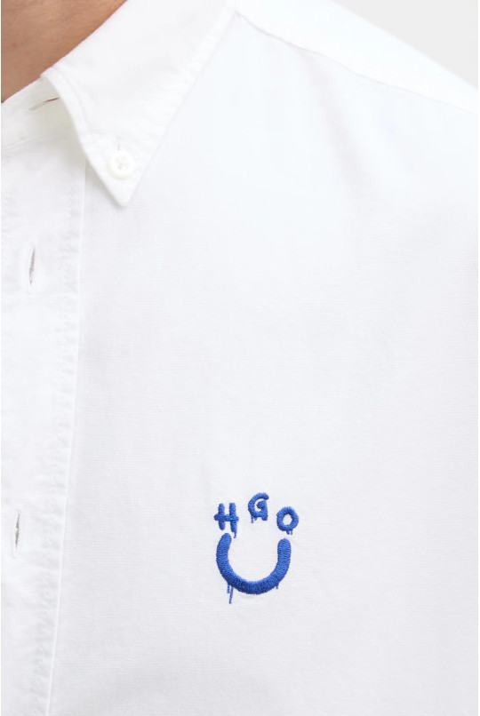 HUGO Blue рубашка мужская хлопчатобумажная Ebalto_BD