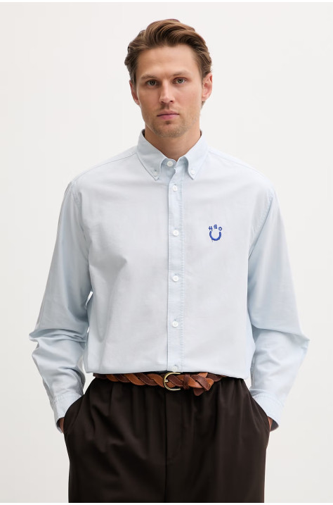 HUGO Blue men's cotton shirt Ebalto_BD