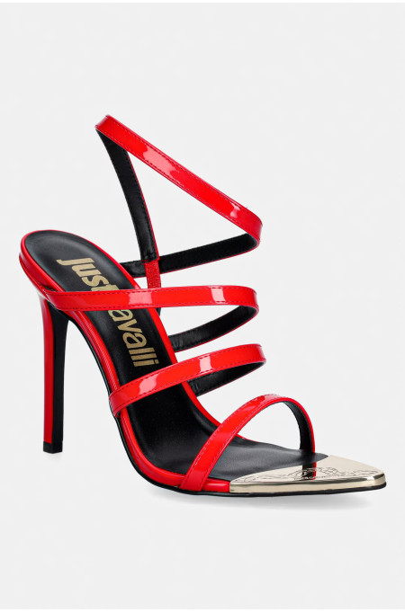 Just Cavalli red stiletto sandals 80RA3S55ZSE31559